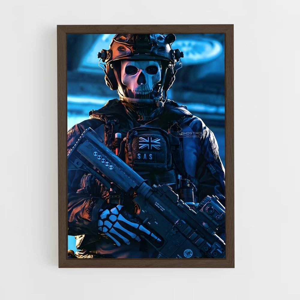 ap-call of duty-3 cadre Bois foncé
