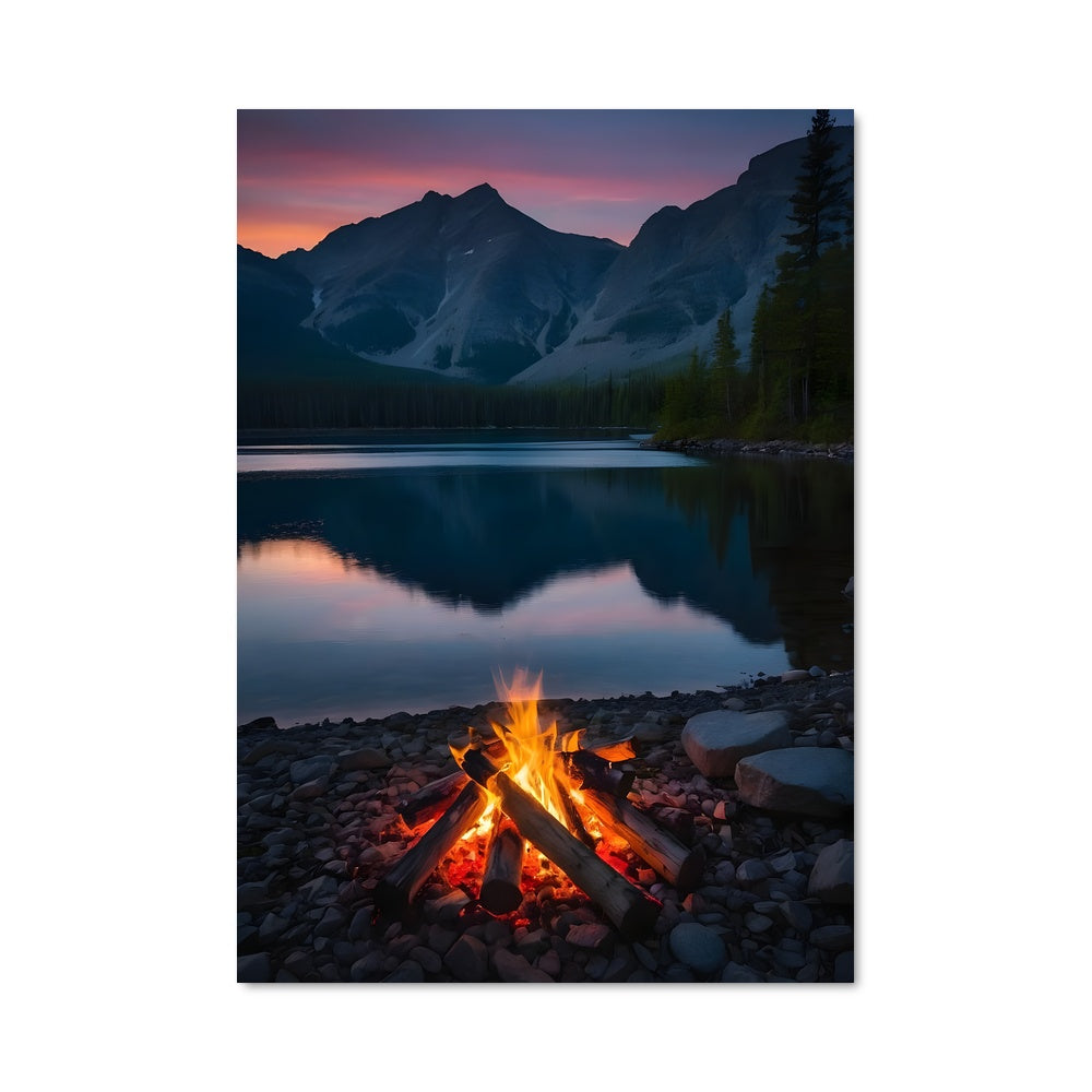 Poster Feu de Lac