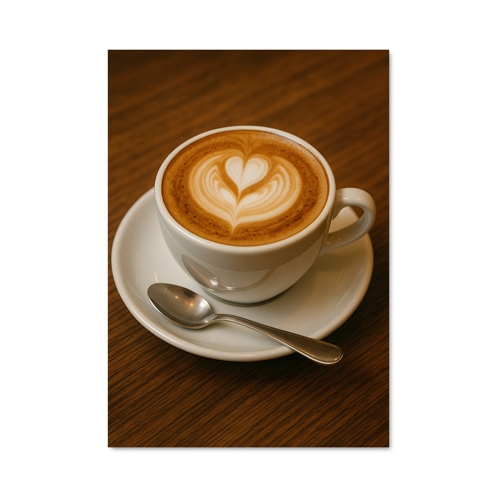 Poster Café Cœur