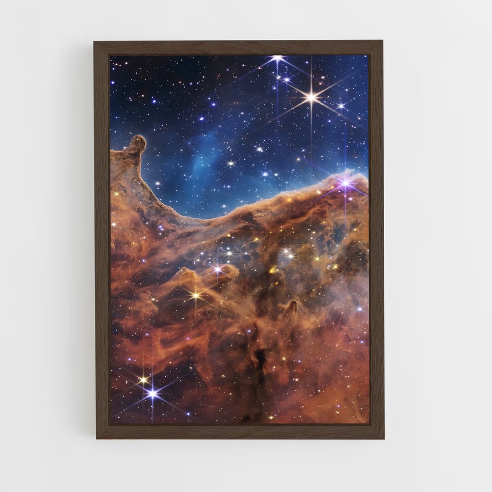 ap-carina nebula-1 cadre Bois foncé