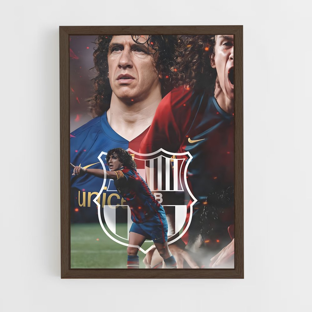 ap-carles puyol-11 cadre Bois foncé