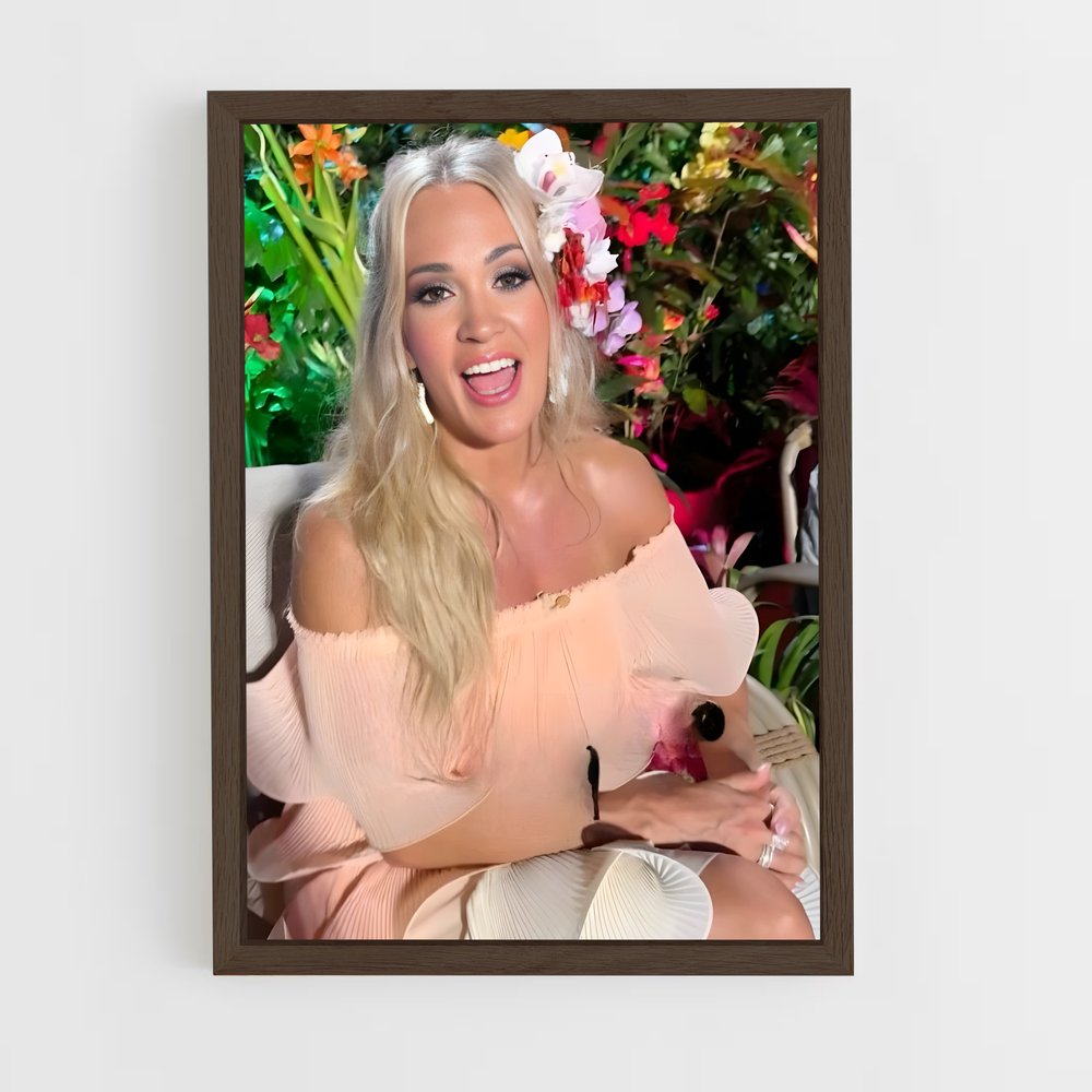 ap-carrie underwood-5 cadre Bois foncé