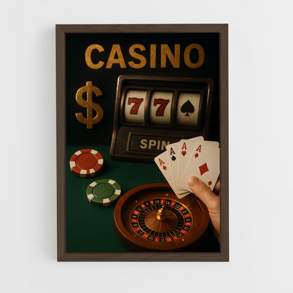ap-casino-10 cadre Bois foncé
