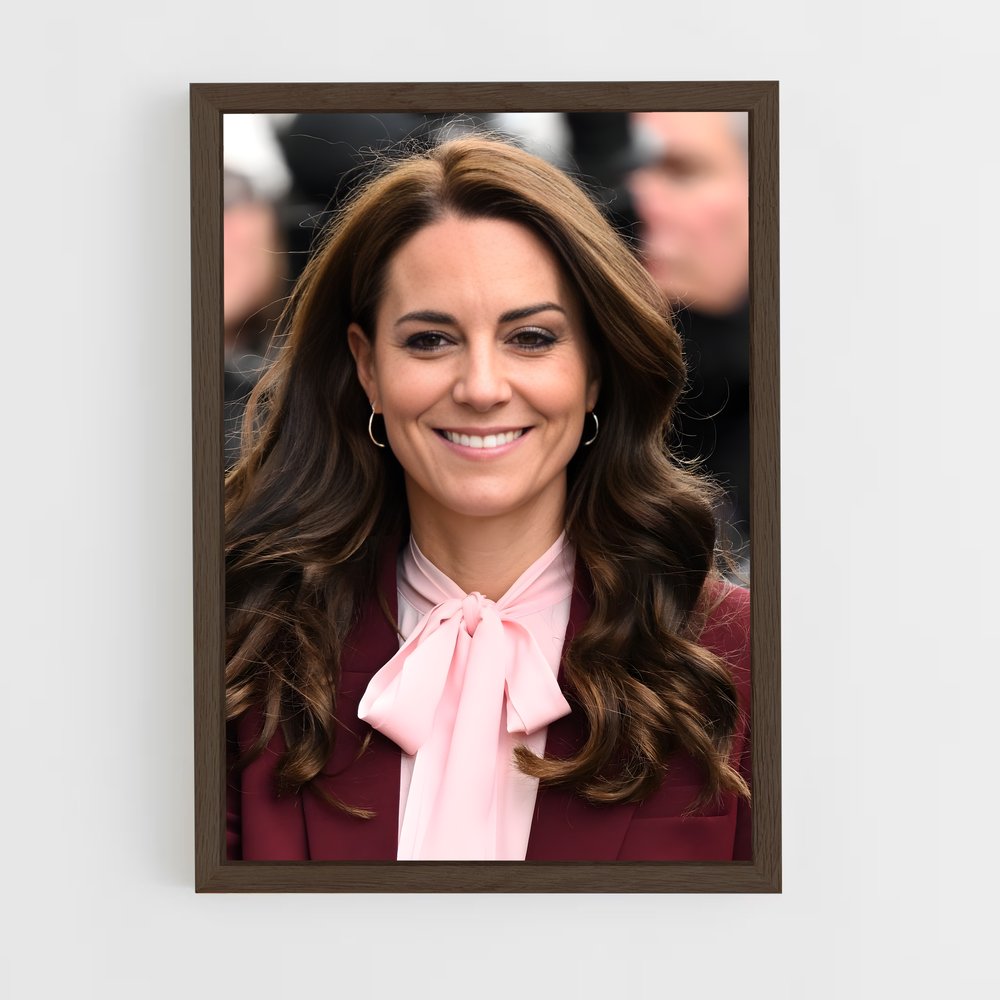 ap-catherine princess of wales-6 cadre Bois foncé
