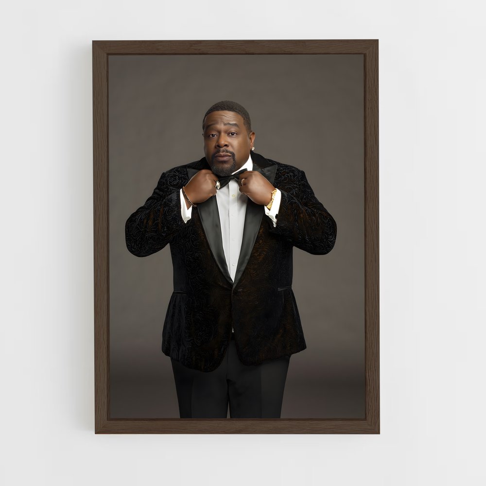 ap-cedric the entertainer-5 cadre Bois foncé