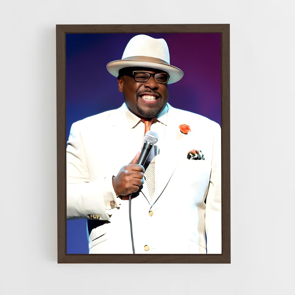 ap-cedric the entertainer-8 cadre Bois foncé