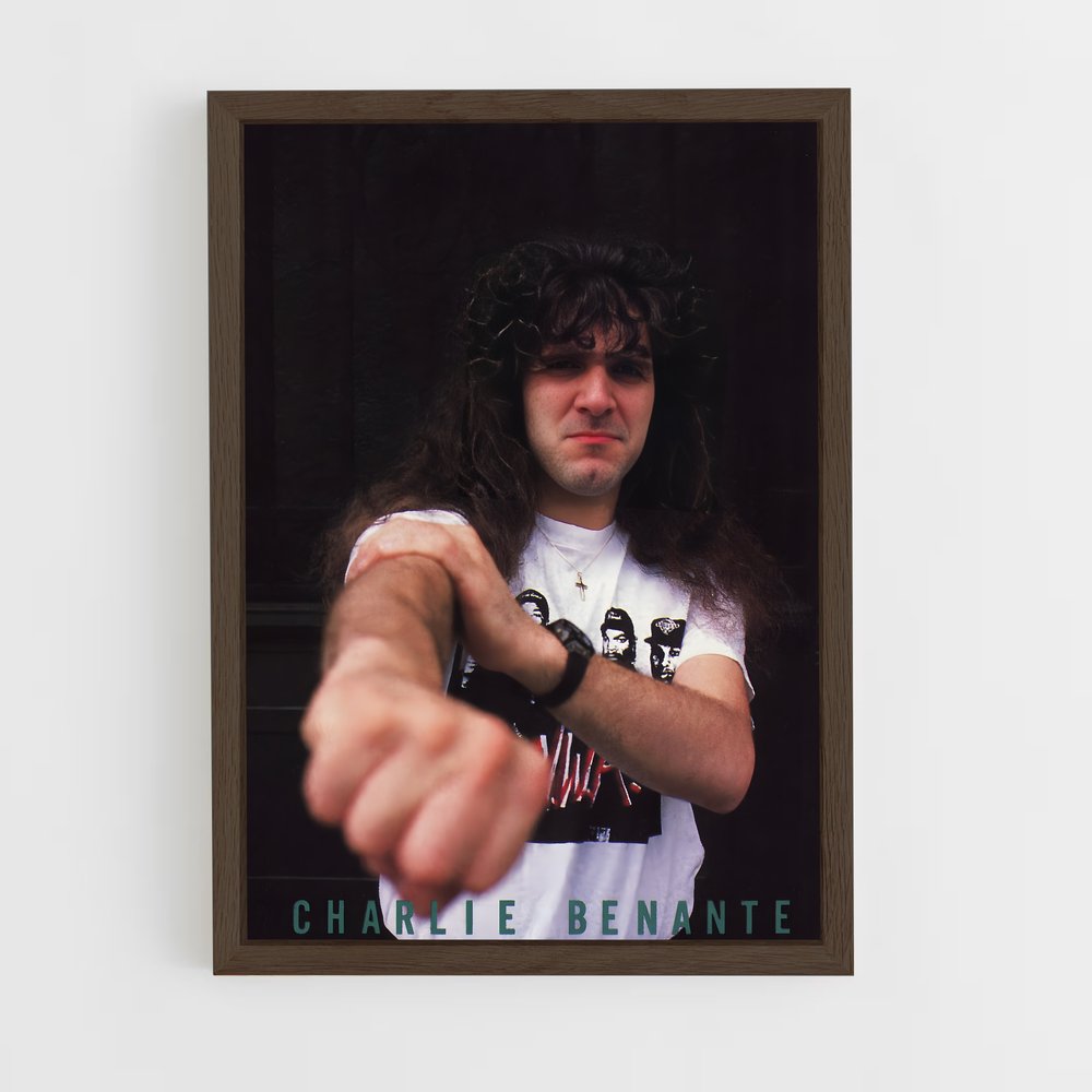 ap-charlie benante-1 cadre Bois foncé