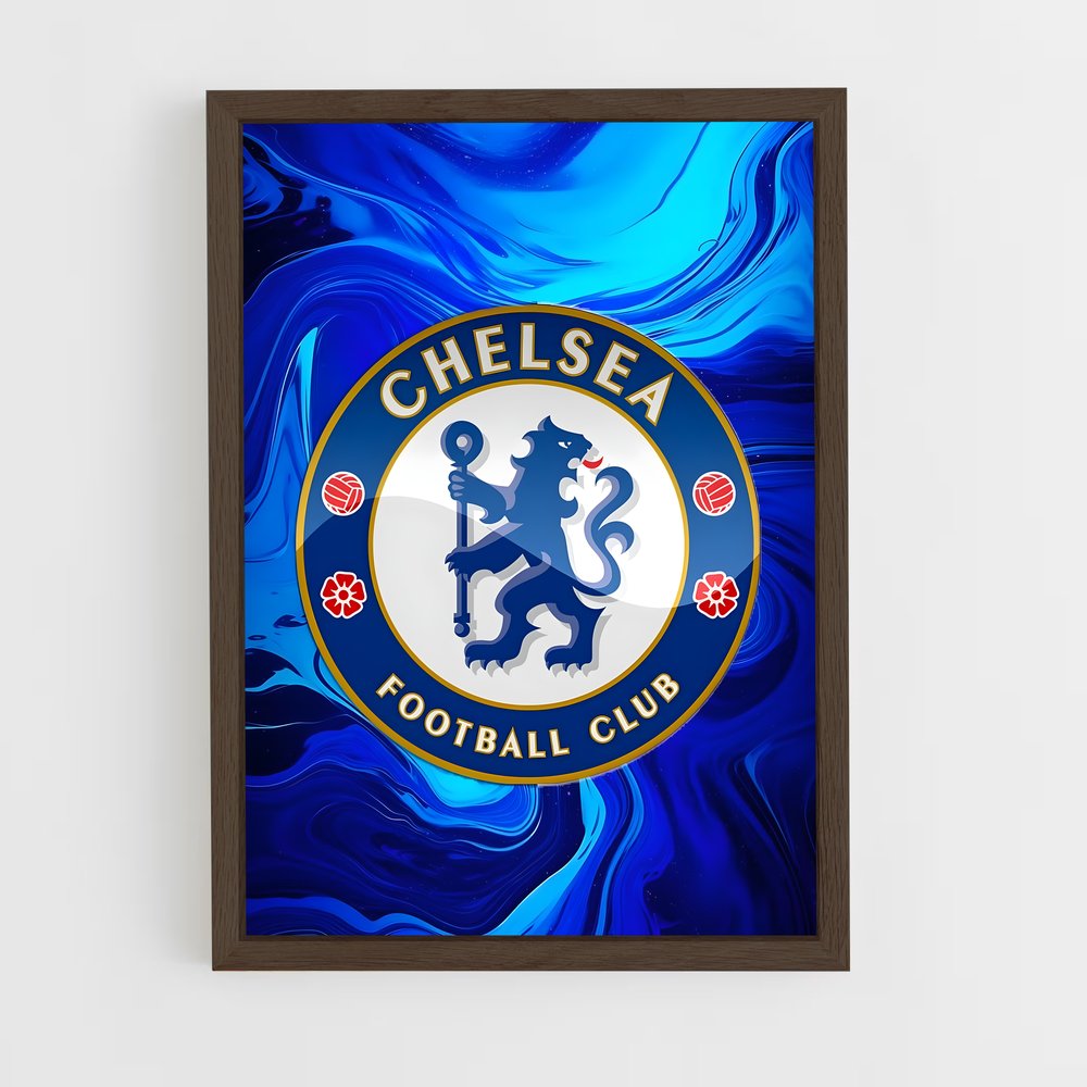 ap-chelsea fc-8 cadre Bois foncé