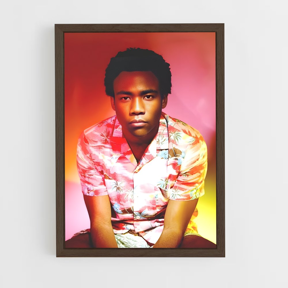 ap-childish gambino-1 cadre Bois foncé
