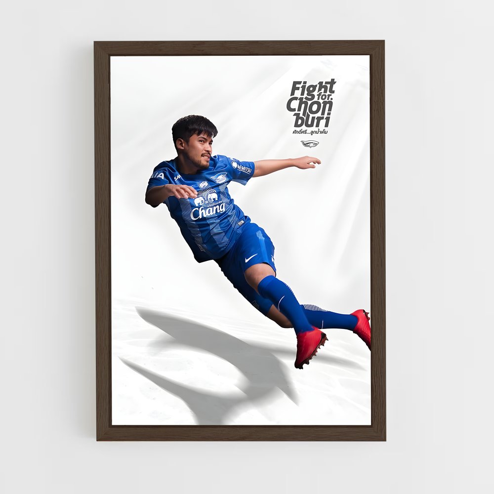 ap-chonburi fc-3 cadre Bois foncé