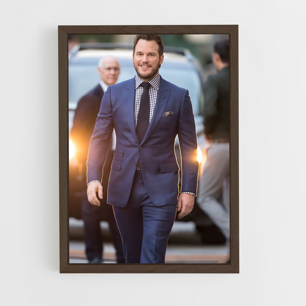 ap-chris pratt-1 cadre Bois foncé