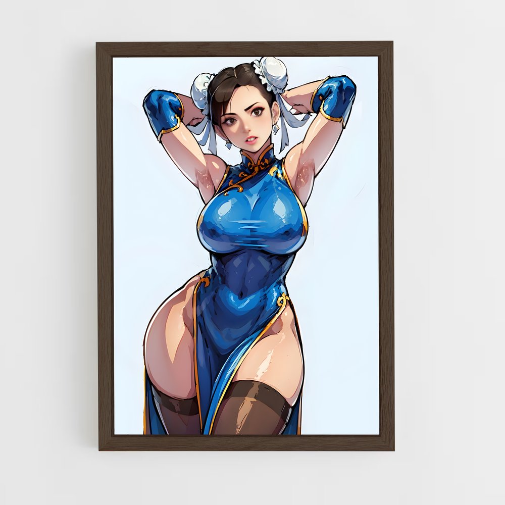 ap-chun li-3 cadre Bois foncé