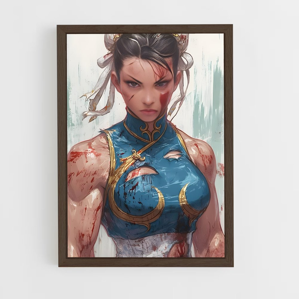 ap-chun li-4 cadre Bois foncé