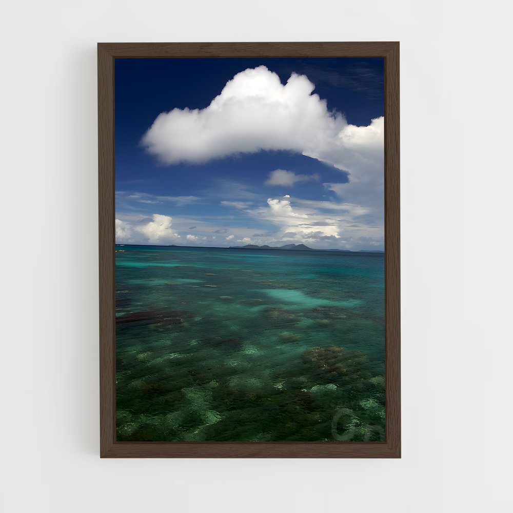 ap-chuuk lagoon-1 cadre Bois foncé