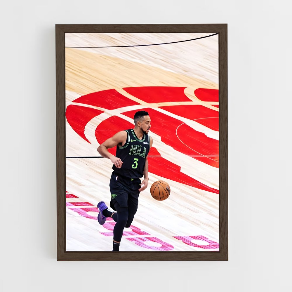 ap-cj mccollum-12 cadre Bois foncé