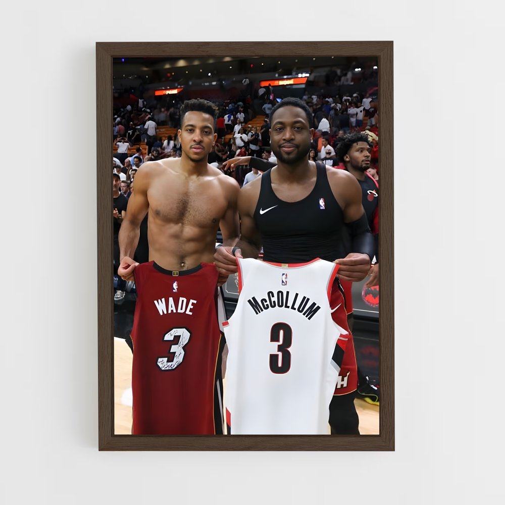 ap-cj mccollum-7 cadre Bois foncé