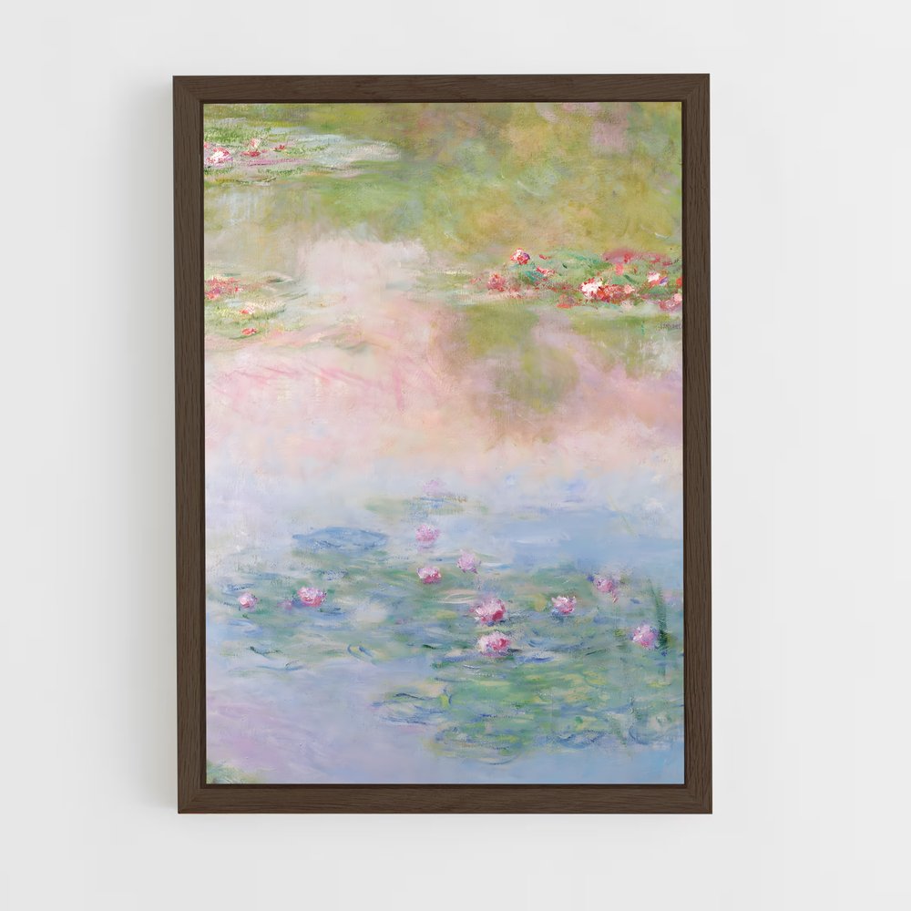 ap-claude monet-6 cadre Bois foncé
