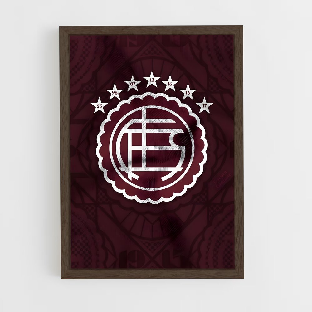 ap-club atletico lanus-1 cadre Bois foncé
