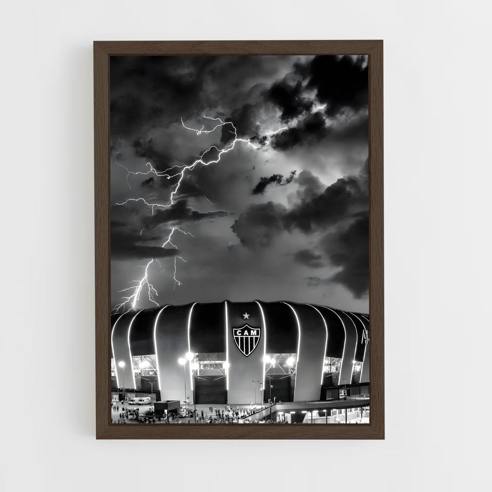 ap-club atletico mineiro-8 cadre Bois foncé
