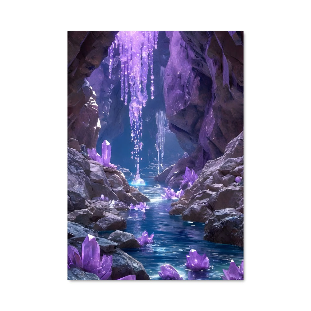 Poster Caverne Pourpre