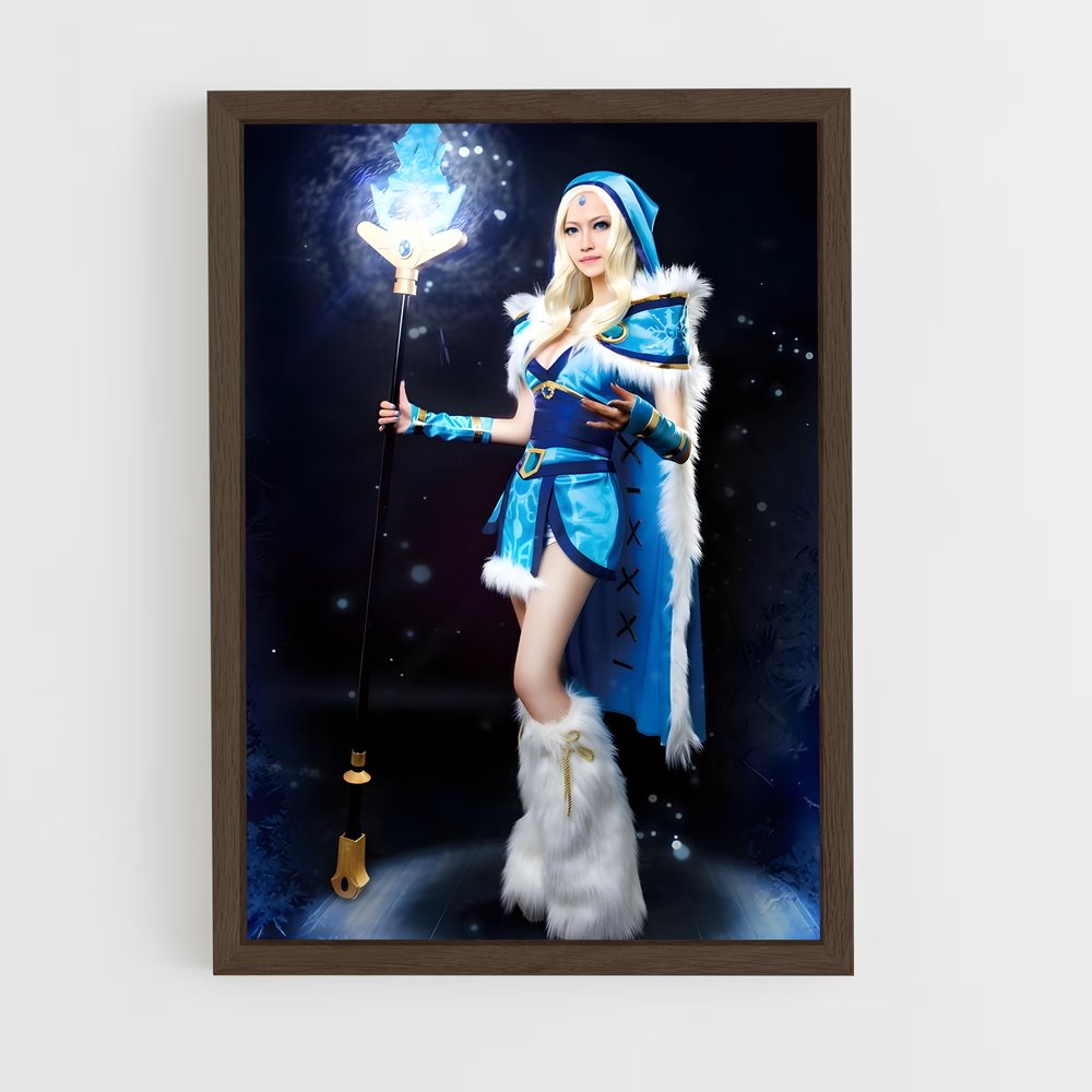 ap-crystal maiden-7 cadre Bois foncé