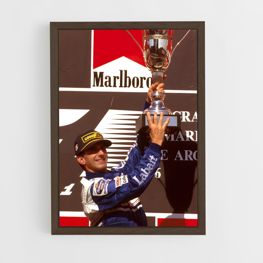 ap-damon hill-4 cadre Bois foncé