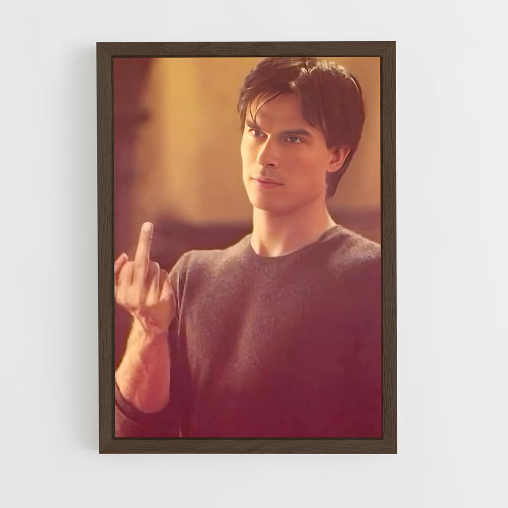 ap-damon salvatore-5 cadre Bois foncé