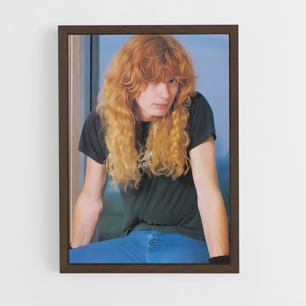 ap-dave mustaine-2 cadre Bois foncé