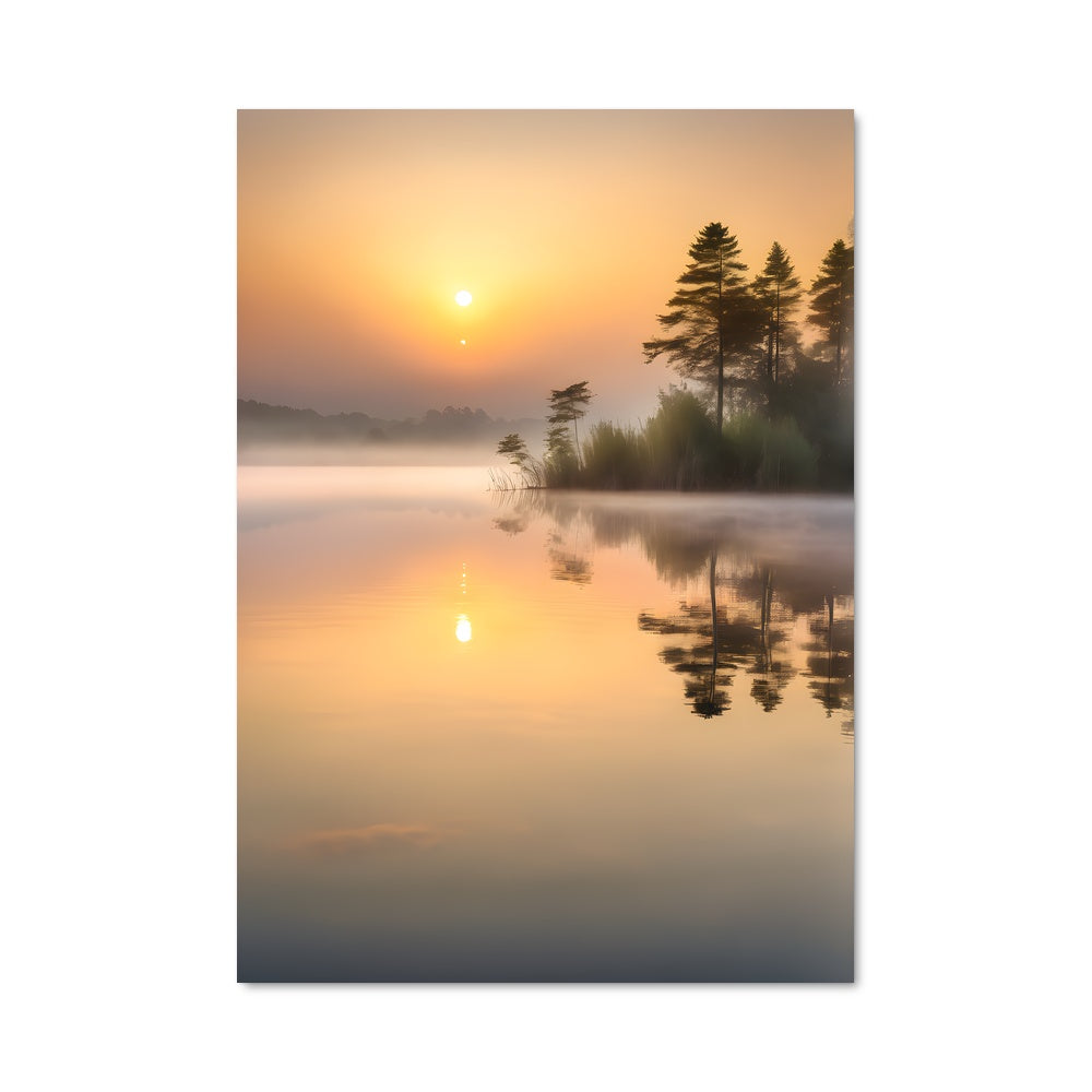 Poster Aube Brumeuse