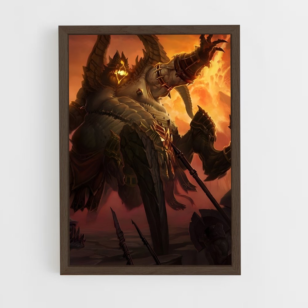 ap-deckard cain-4 cadre Bois foncé