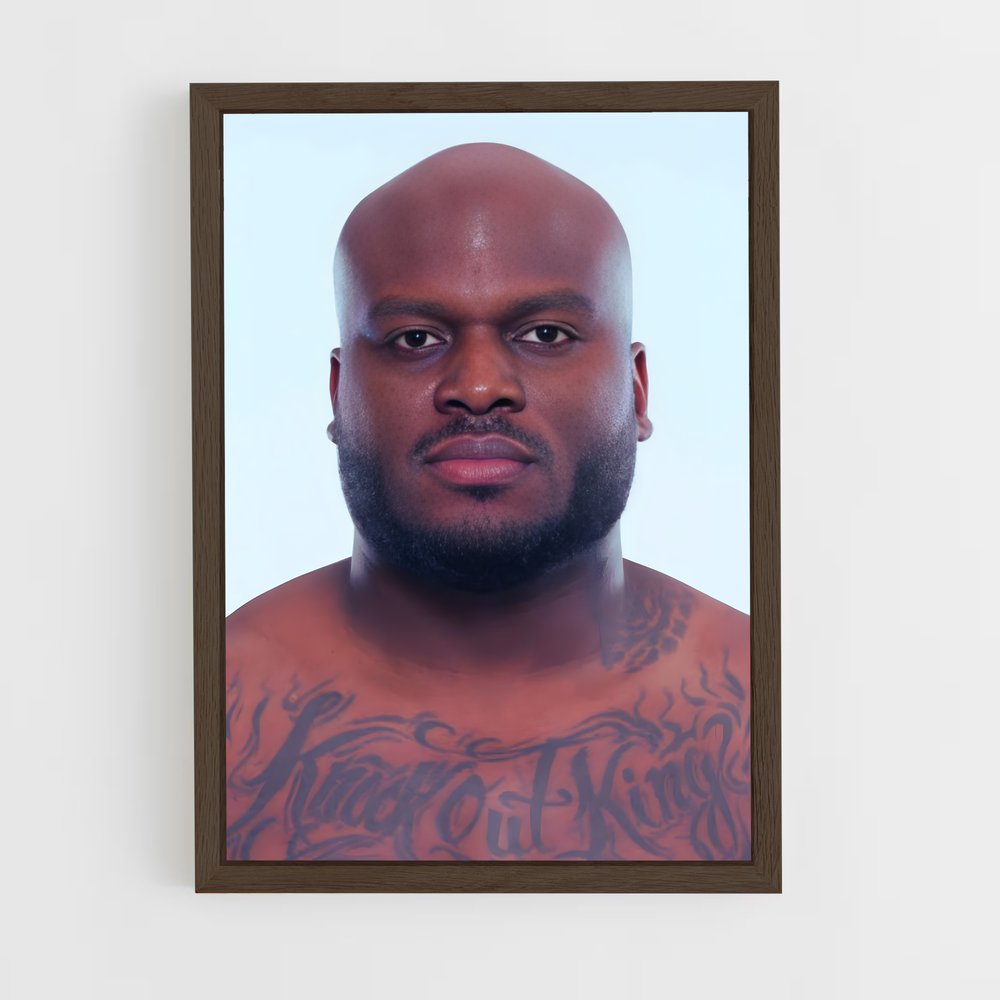 ap-derrick lewis-8 cadre Bois foncé