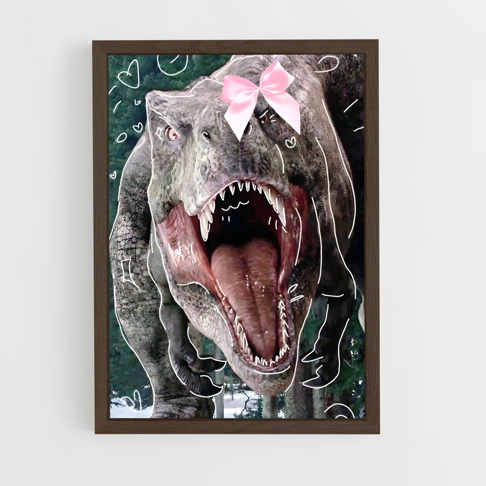ap-dinosaurs-2 cadre Bois foncé