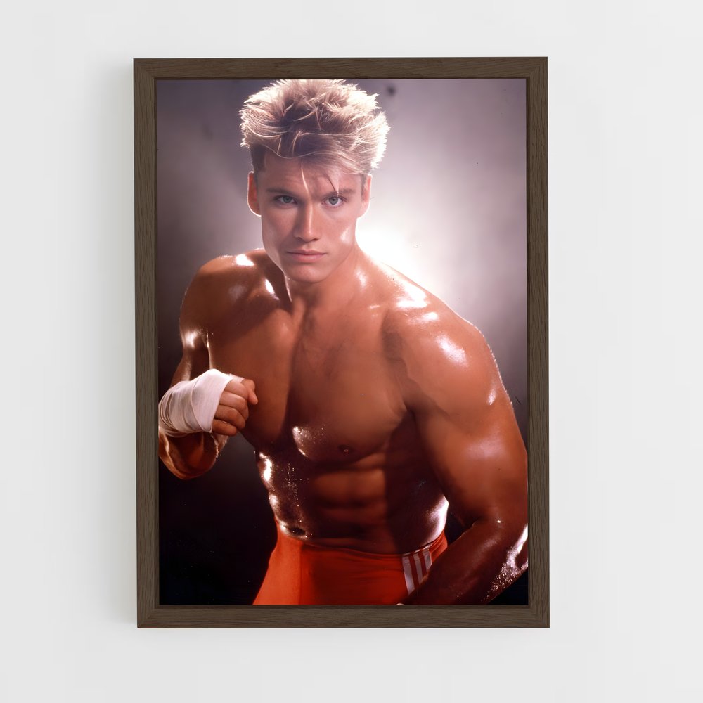 ap-dolph lundgren-2 cadre Bois foncé