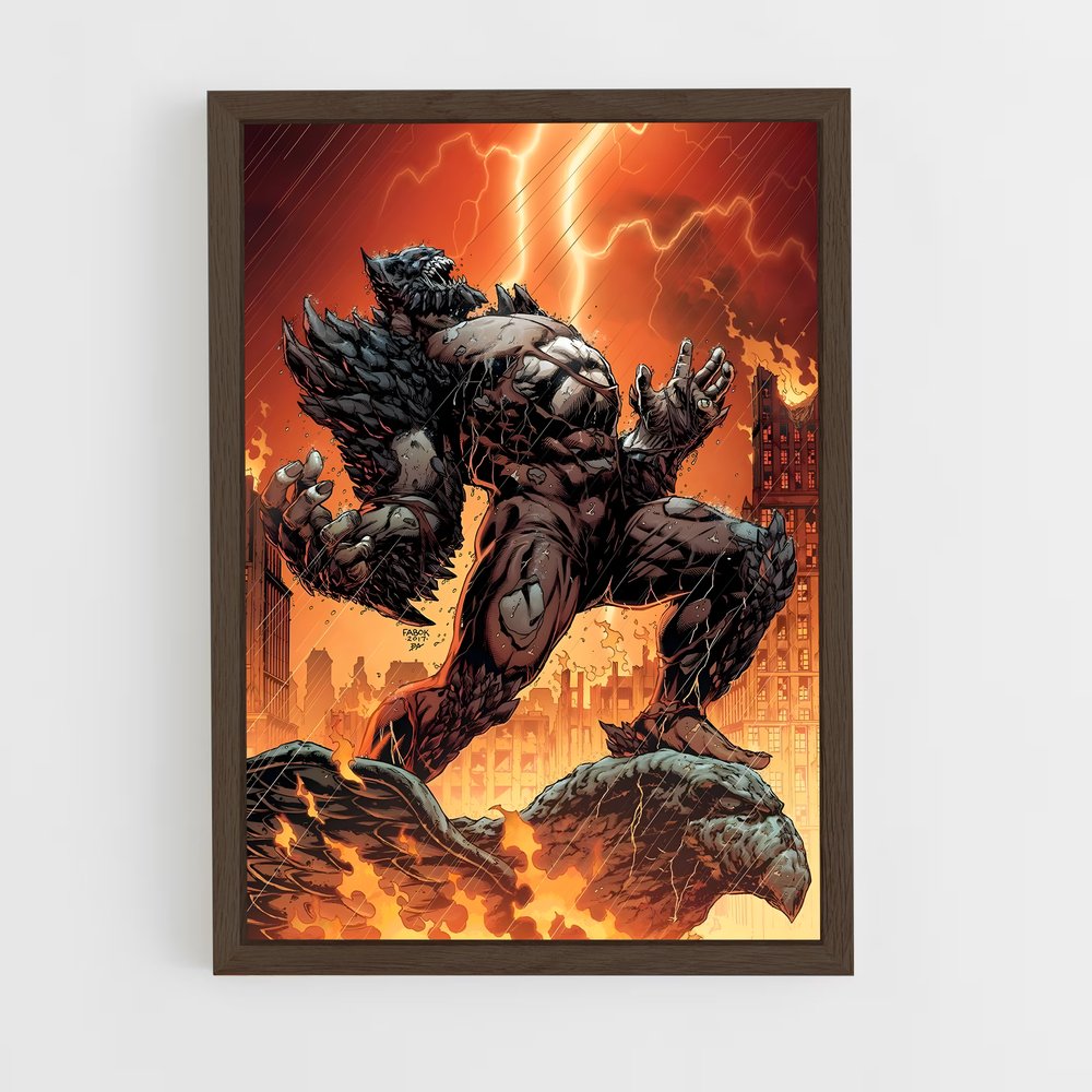 ap-doomsday-4 cadre Bois foncé