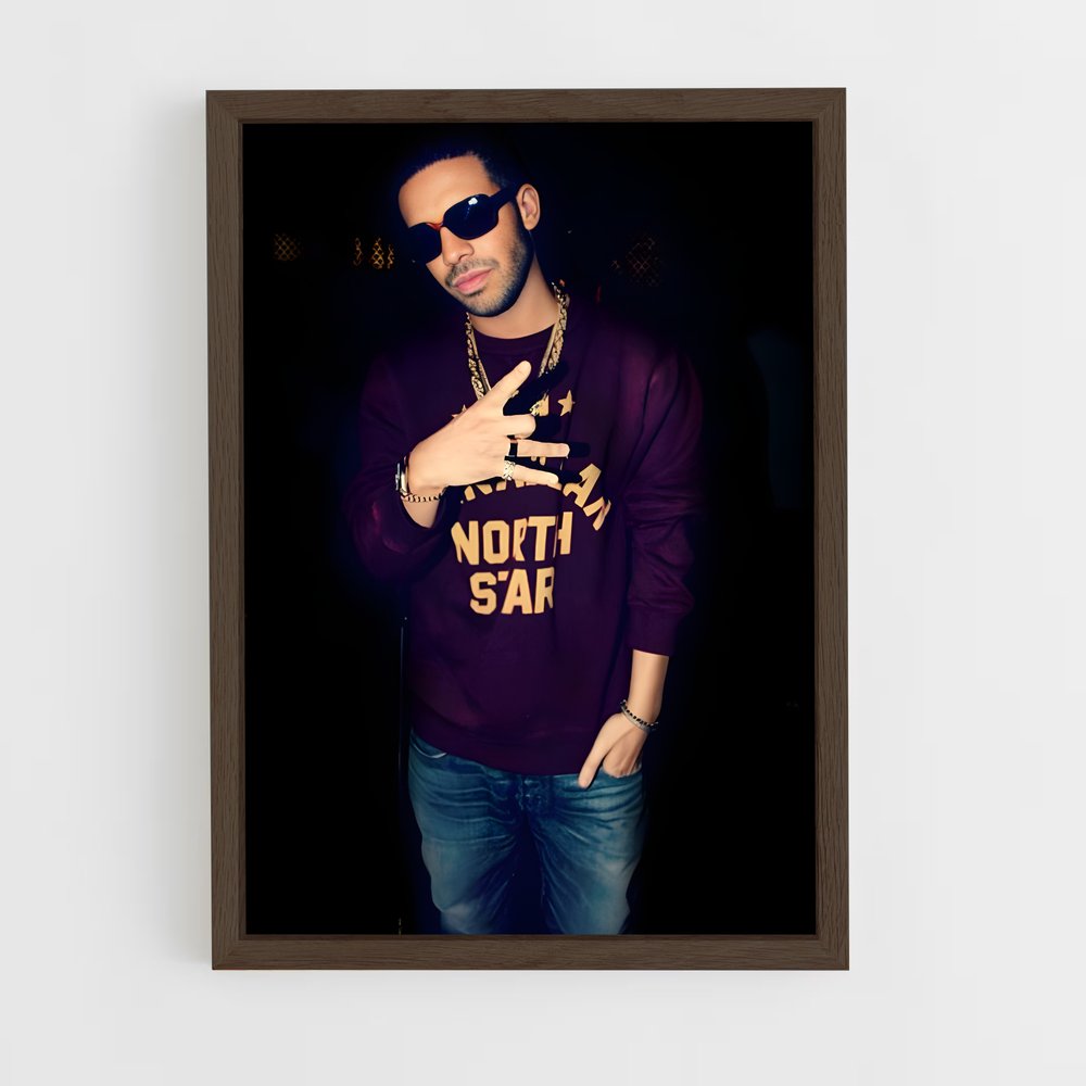 ap-drake pointing-2 cadre Bois foncé