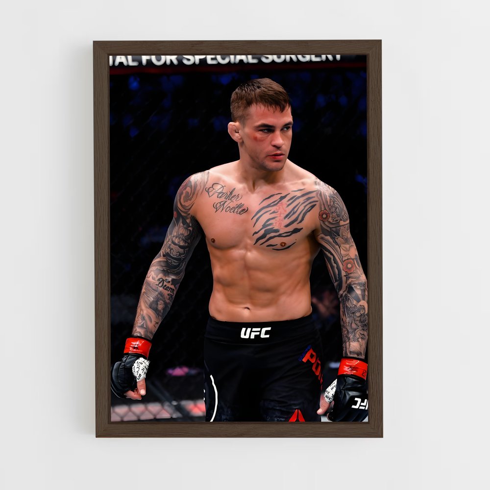 ap-dustin poirier-10 cadre Bois foncé