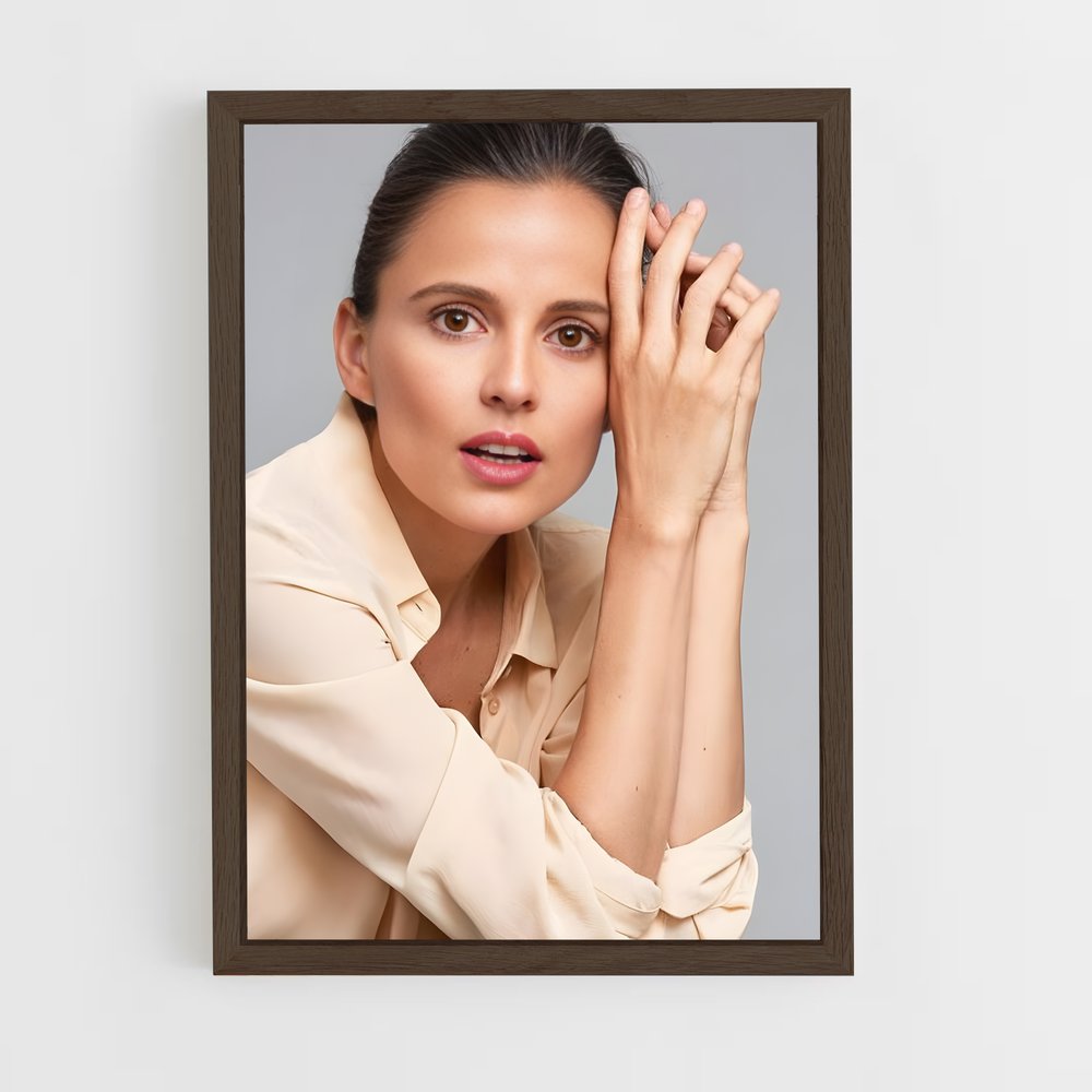 ap-elena anaya-3 cadre Bois foncé