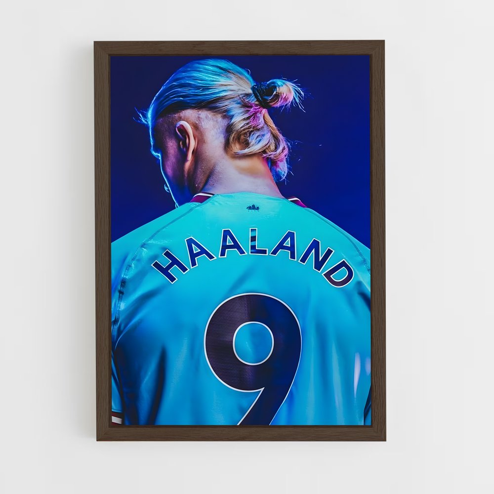 ap-erling haaland-4 cadre Bois foncé