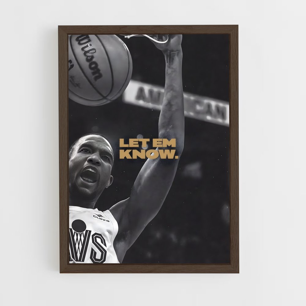 ap-evan mobley-1 cadre Bois foncé