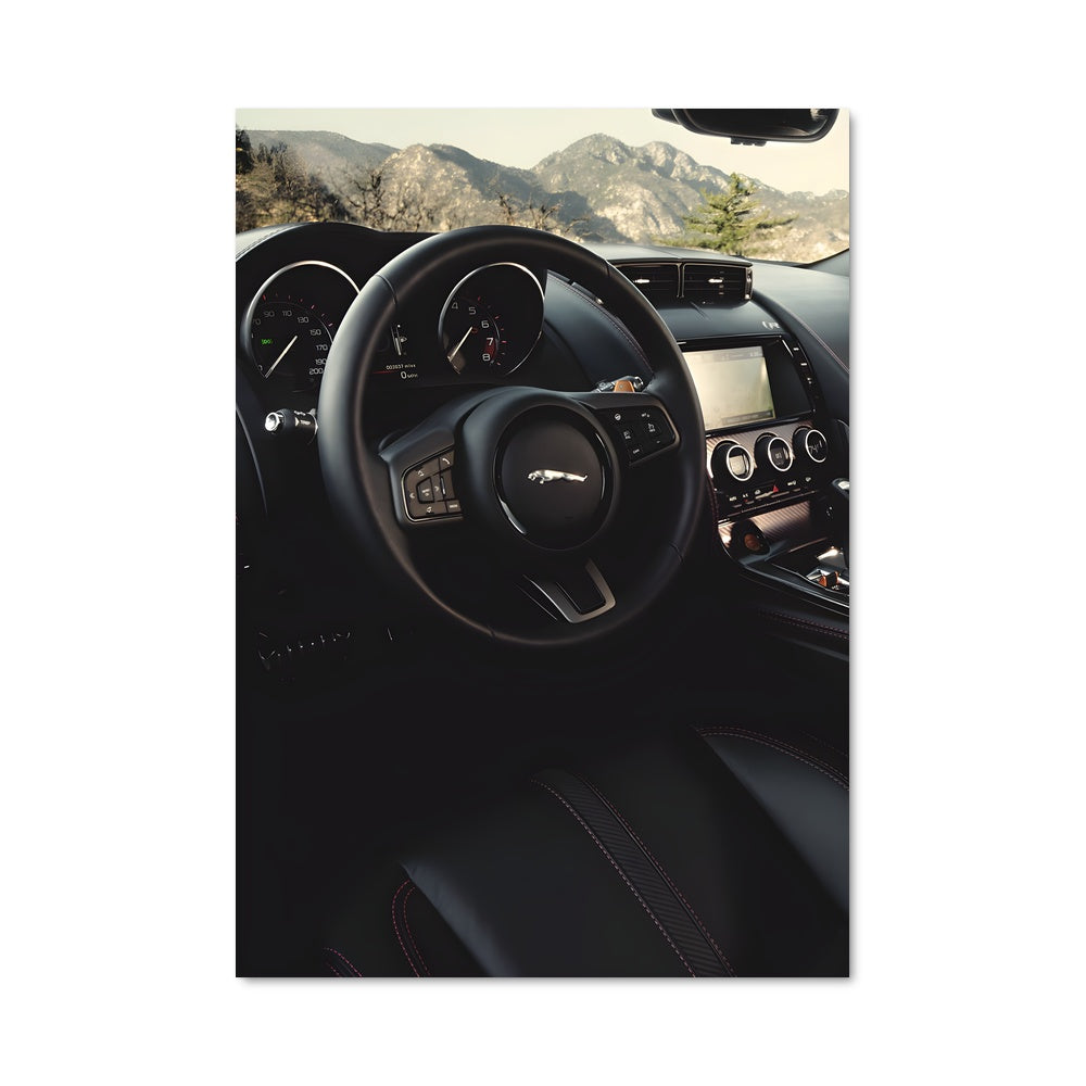 Poster Jaguar F-Type Interior