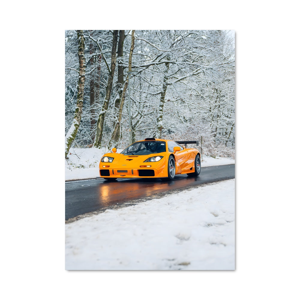 Poster Piste Glacée