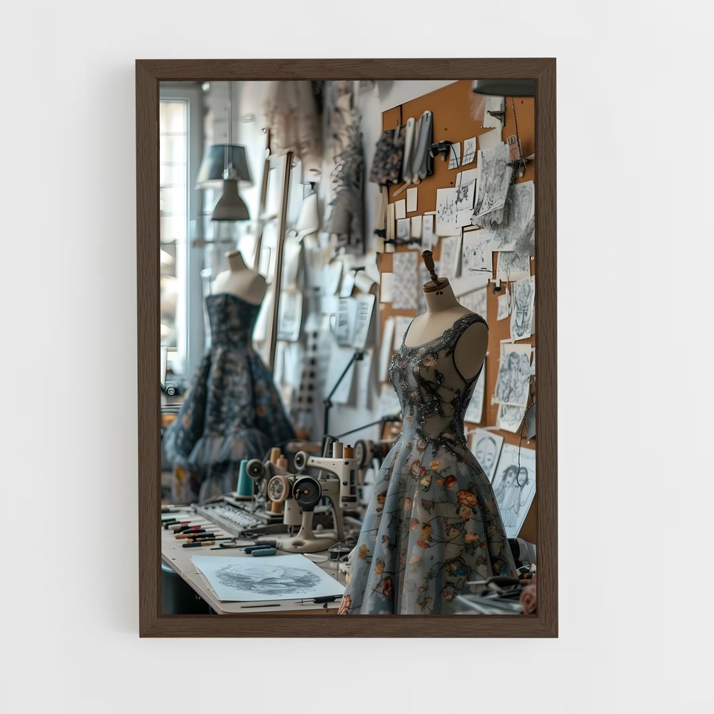 ap-fashion designer-5 cadre Bois foncé