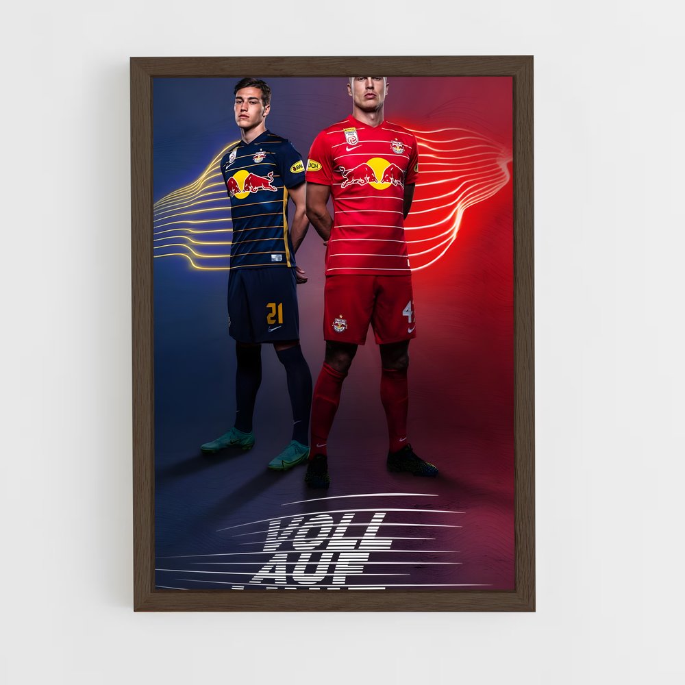 ap-fc red bull salzburg-2 cadre Bois foncé