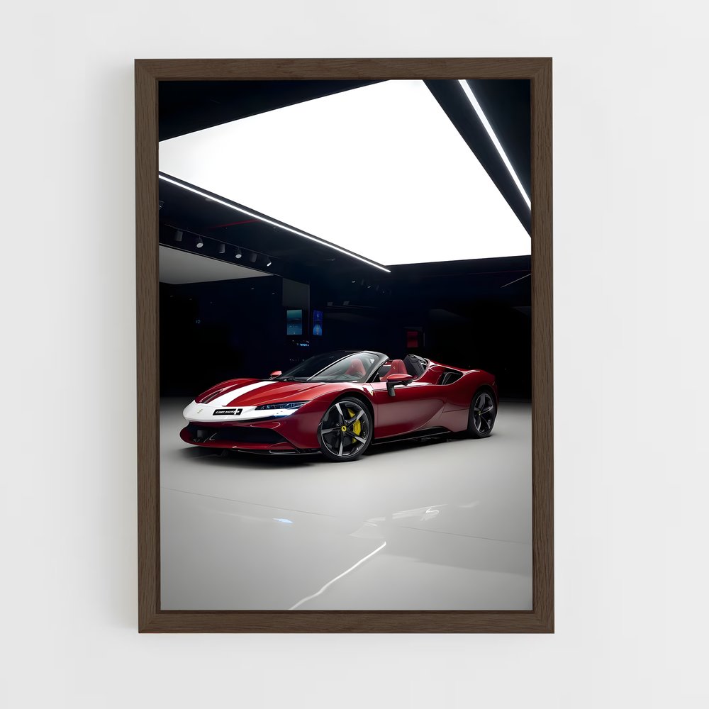 ap-ferrari-11 cadre Bois foncé