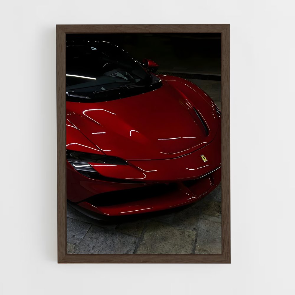 ap-ferrari-3 cadre Bois foncé