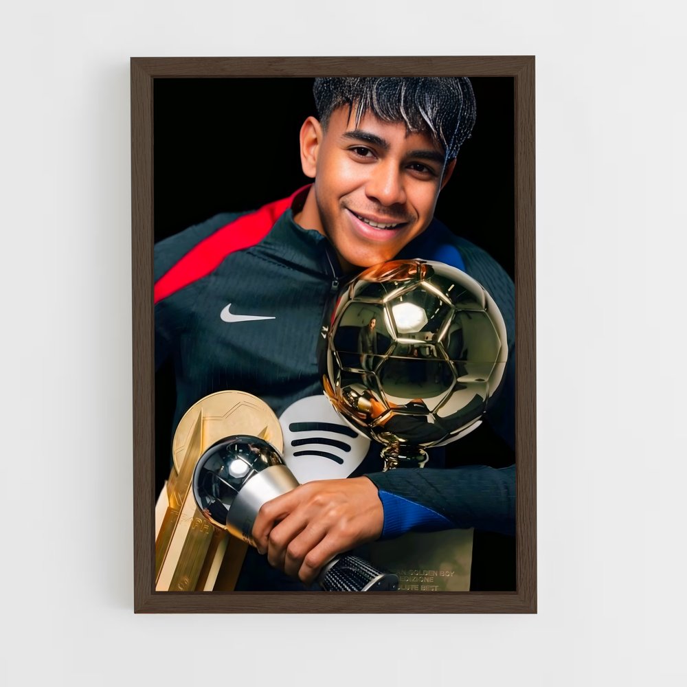 ap-fifa the best-2 cadre Bois foncé
