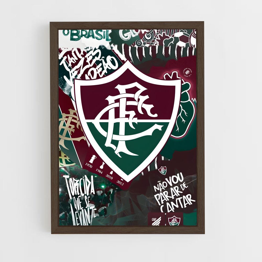 ap-fluminense fc-2 cadre Bois foncé