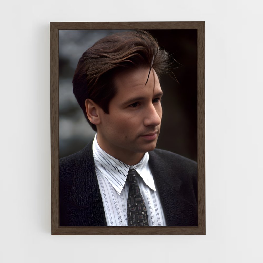 ap-fox mulder-1 cadre Bois foncé