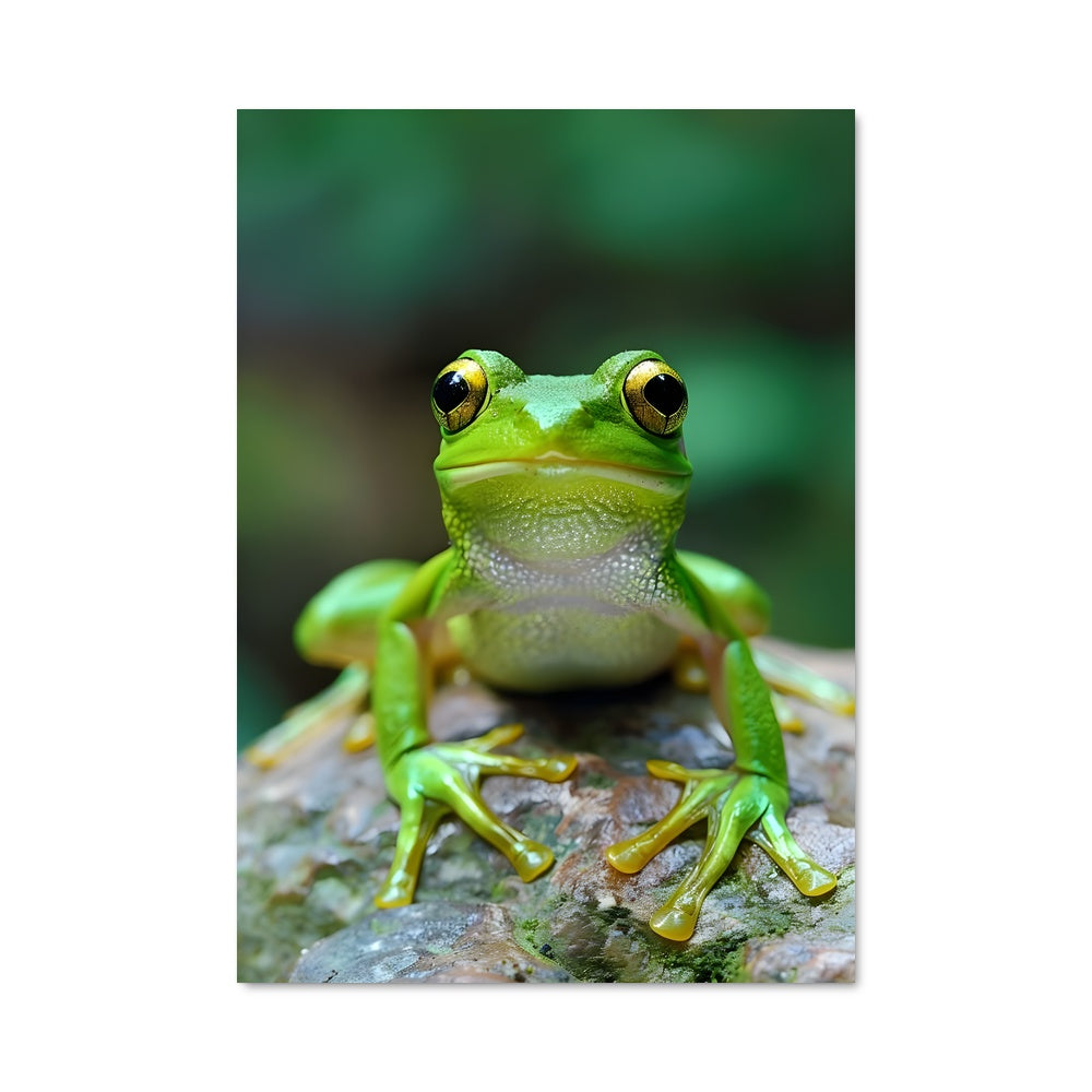 Poster Grenouille Émeraude