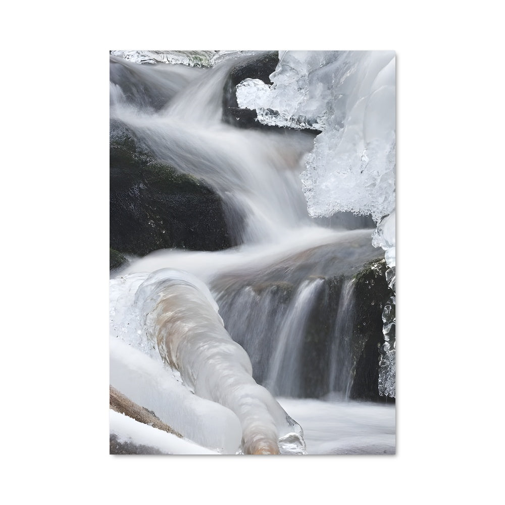 Poster Frozen waterfall 96891